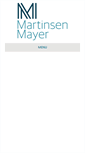 Mobile Screenshot of martinsenmayer.com